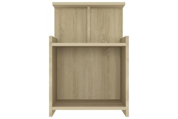 sengeskab 40x35x60 cm spånplade sonoma-eg - Brun - Møbler - Borde - Aflastningsbord - Sengebord