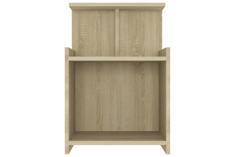 sengeskab 40x35x60 cm spånplade sonoma-eg - Brun - Møbler - Borde - Aflastningsbord - Sengebord