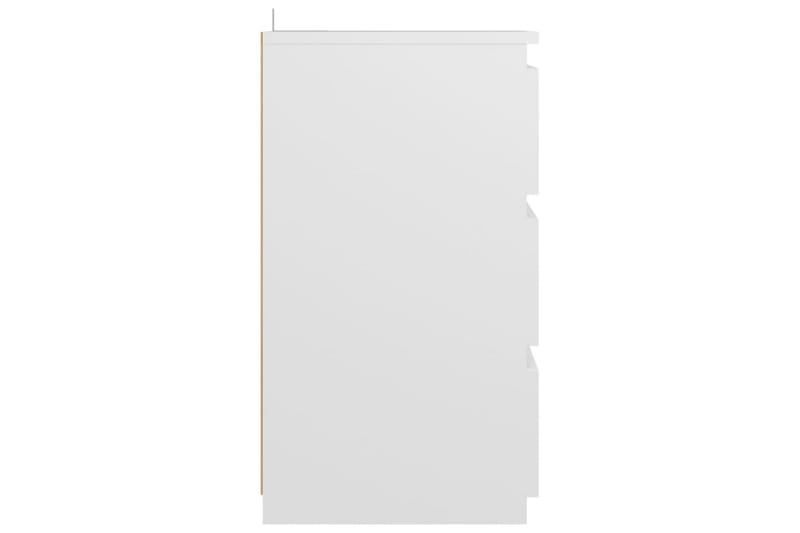 sengeskab 40x35x62,5 cm spånplade hvid - Hvid - Møbler - Borde - Aflastningsbord - Sengebord