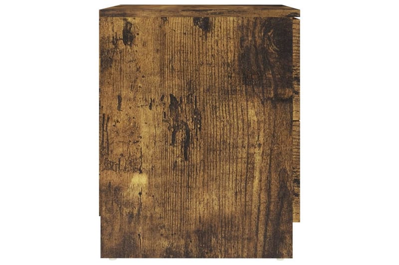 sengeskab 40x40x50 cm spånplade røget egetræsfarve - Brun - Sengebord
