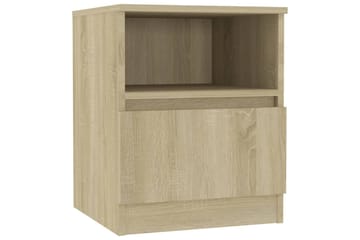 sengeskab 40x40x50 cm spånplade sonoma-eg - Brun - Møbler - Borde - Aflastningsbord - Sengebord