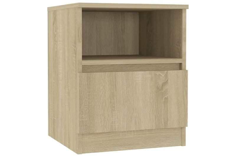 sengeskab 40x40x50 cm spånplade sonoma-eg - Brun - Møbler - Borde - Aflastningsbord - Sengebord