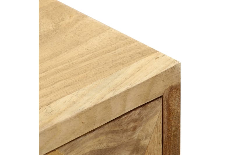 Sengeskab 43x30x58 cm Massivt Mangotræ - Brun - Møbler - Borde - Aflastningsbord - Sengebord