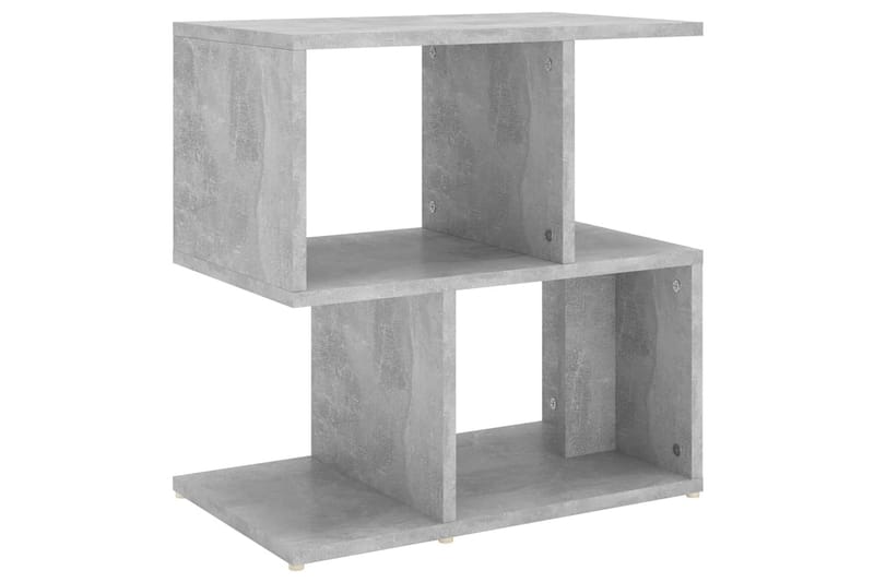 sengeskab 50x30x51,5 cm spånplade betongrå - Grå - Sengebord