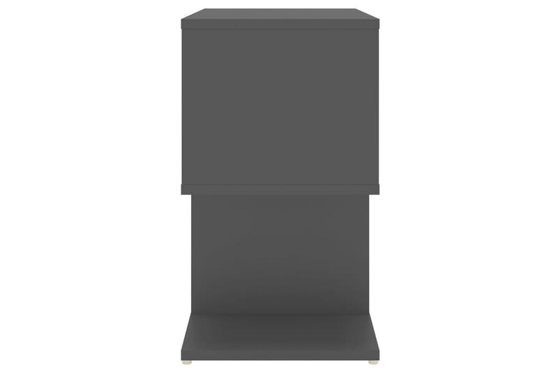 sengeskab 50x30x51,5 cm spånplade grå - Grå - Sengebord