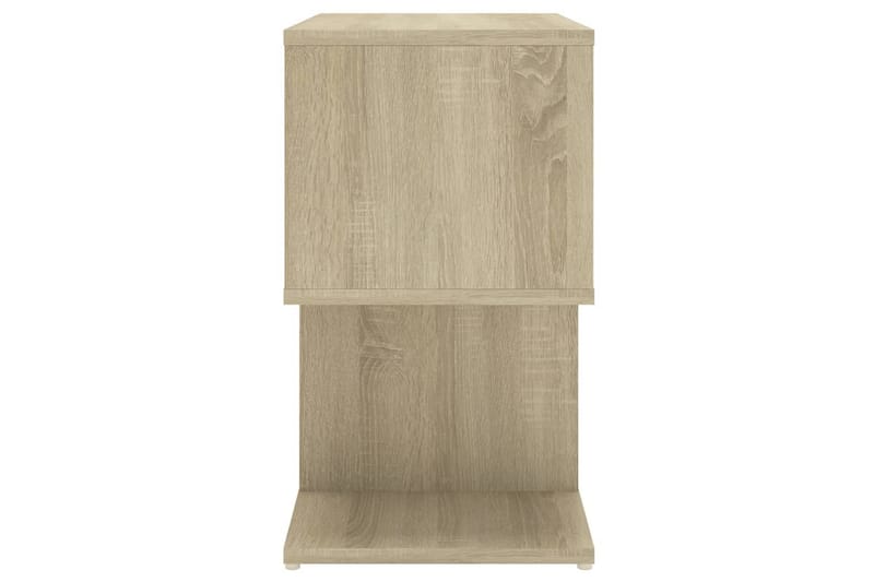 sengeskab 50x30x51,5 cm spånplade sonoma-eg - Brun - Sengebord