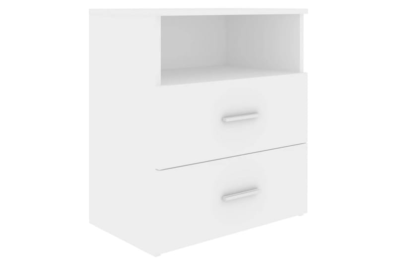 sengeskab 50x32x60 cm hvid - Hvid - Møbler - Borde - Aflastningsbord - Sengebord