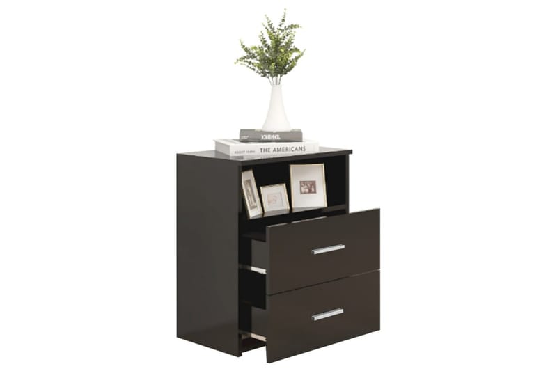 sengeskab 50x32x60 cm sort - Sort - Møbler - Borde - Aflastningsbord - Sengebord