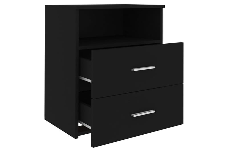 sengeskab 50x32x60 cm sort - Sort - Møbler - Borde - Aflastningsbord - Sengebord