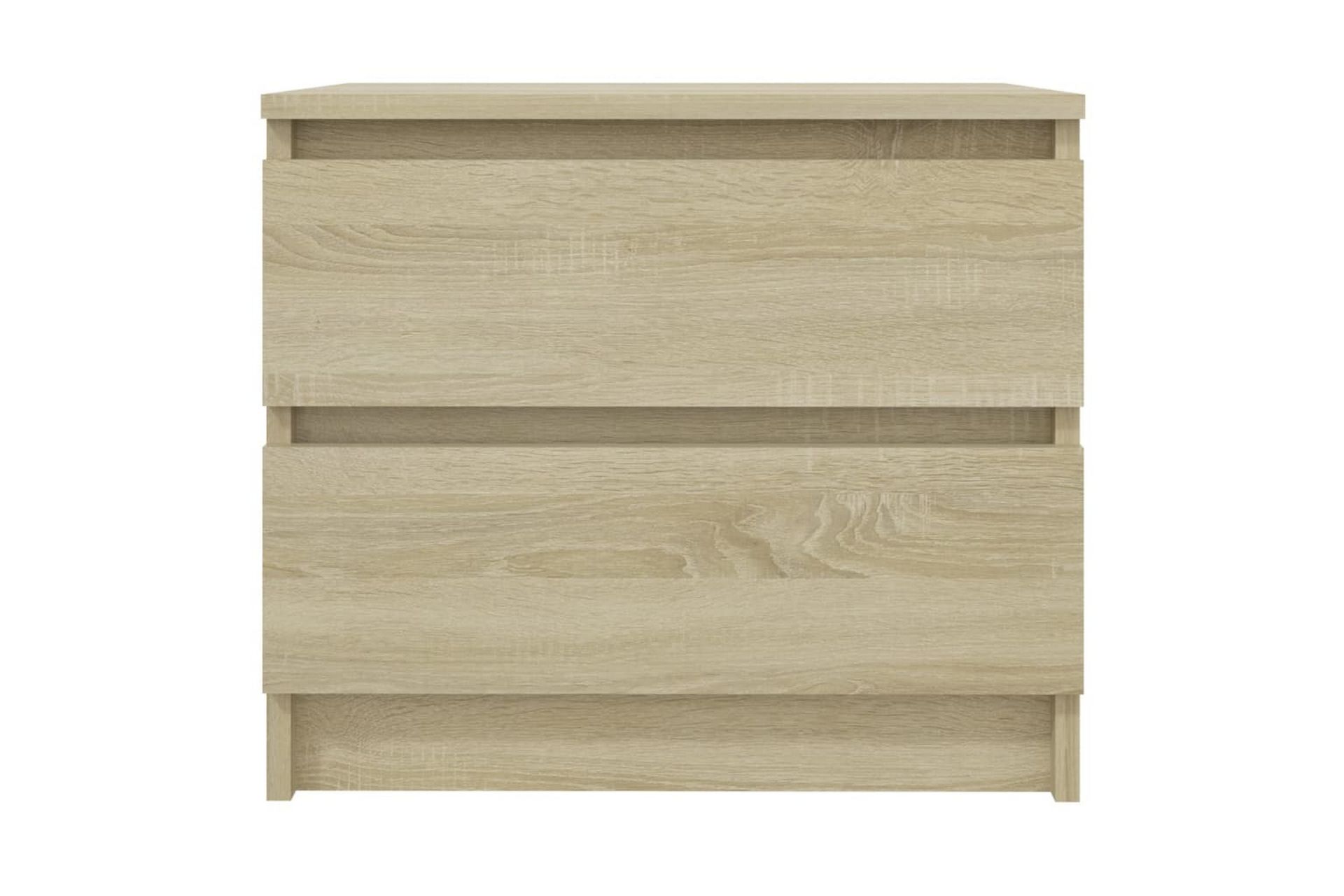 sengeskab 50x39x43,5 cm spånplade sonoma-eg - Brun - Møbler - Borde - Aflastningsbord - Sengebord