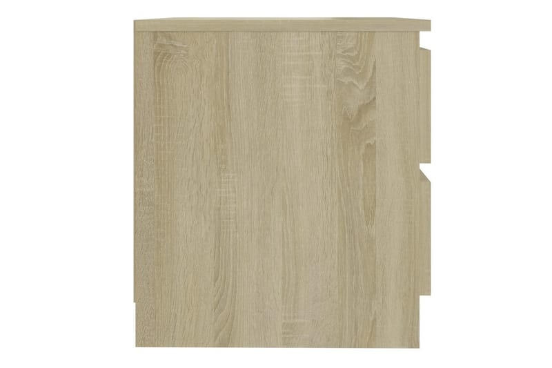 sengeskab 50x39x43,5 cm spånplade sonoma-eg - Brun - Sengebord