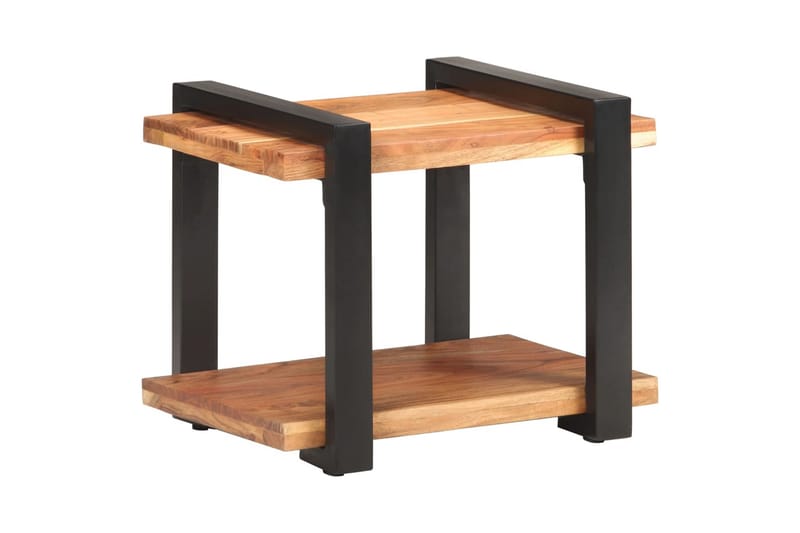 Sengeskab 50x40x40 cm massivt akacietræ - Brun - Møbler - Borde - Aflastningsbord - Sengebord
