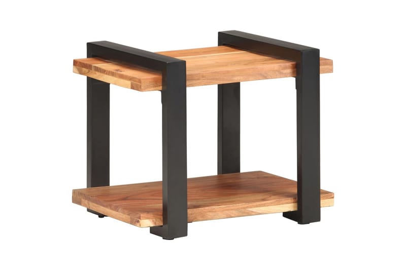 Sengeskab 50x40x40 cm massivt akacietræ - Brun - Møbler - Borde - Aflastningsbord - Sengebord