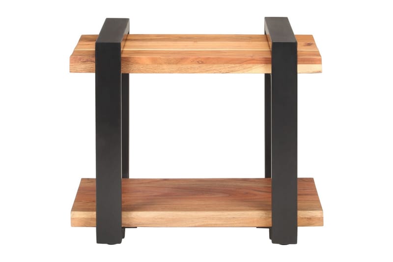 Sengeskab 50x40x40 cm massivt akacietræ - Brun - Møbler - Borde - Aflastningsbord - Sengebord