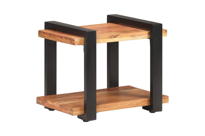 Sengeskab 50x40x40 cm massivt akacietræ - Brun - Møbler - Borde - Aflastningsbord - Sengebord