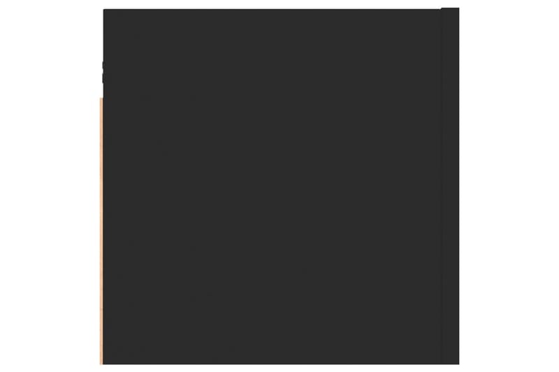 sengeskabe 2 stk. 30,5x30x30 cm spånplade sort - Sort - Møbler - Borde - Aflastningsbord - Sengebord