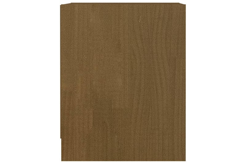 sengeskabe 2 stk. 35,5x33,5x41,5 cm massivt fyrretræ brun - Brun - Møbler - Borde - Aflastningsbord - Sengebord