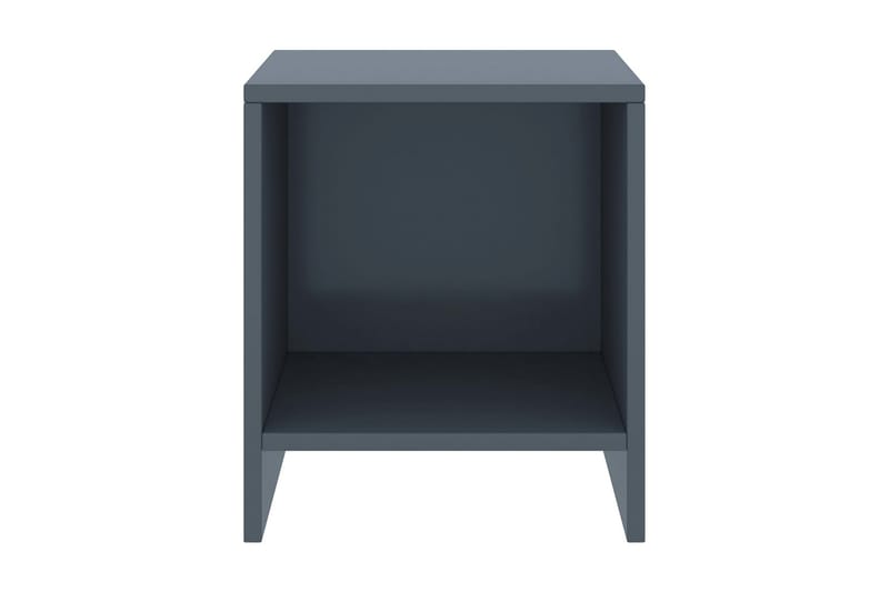 sengeskabe 2 stk. 35x30x40 cm massivt fyrretræ lysegrå - Grå - Møbler - Borde - Aflastningsbord - Sengebord