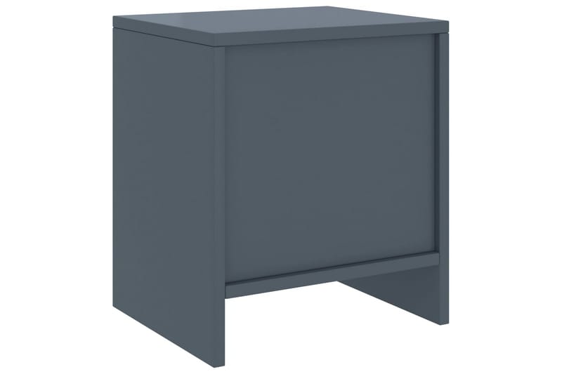 sengeskabe 2 stk. 35x30x40 cm massivt fyrretræ lysegrå - Grå - Møbler - Borde - Aflastningsbord - Sengebord
