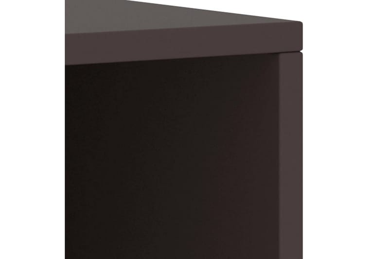 sengeskabe 2 stk. 35x30x40 cm massivt fyrretræ mørkebrun - Brun - Møbler - Borde - Aflastningsbord - Sengebord