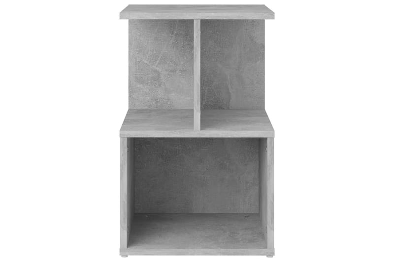 sengeskabe 2 stk. 35x35x55 cm spånplade betongrå - Grå - Møbler - Borde - Aflastningsbord - Sengebord