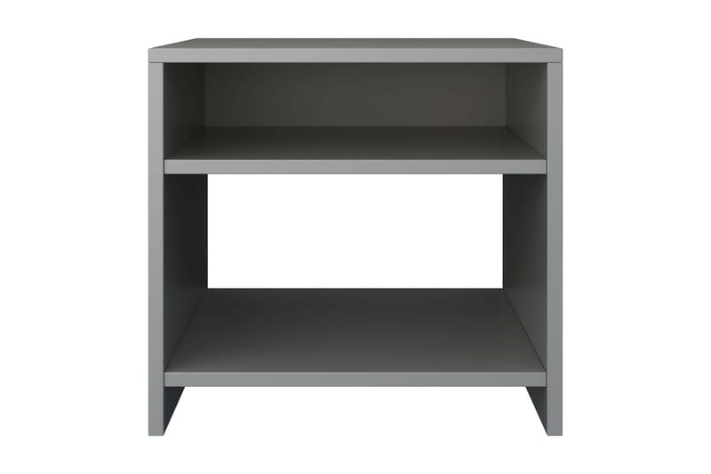 Sengeskabe 2 Stk. 40 X 30 X 40 Cm Spånplade Grå - Grå - Møbler - Borde - Aflastningsbord - Sengebord