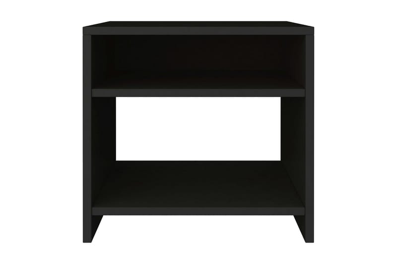 Sengeskabe 2 Stk. 40 X 30 X 40 Cm Spånplade Sort - Sort - Møbler - Borde - Aflastningsbord - Sengebord