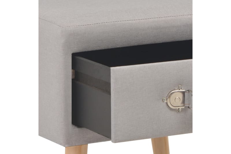 Sengeskabe 2 Stk. 40 X 35 X 40 Cm Stof Grå - Grå - Møbler - Borde - Aflastningsbord - Sengebord