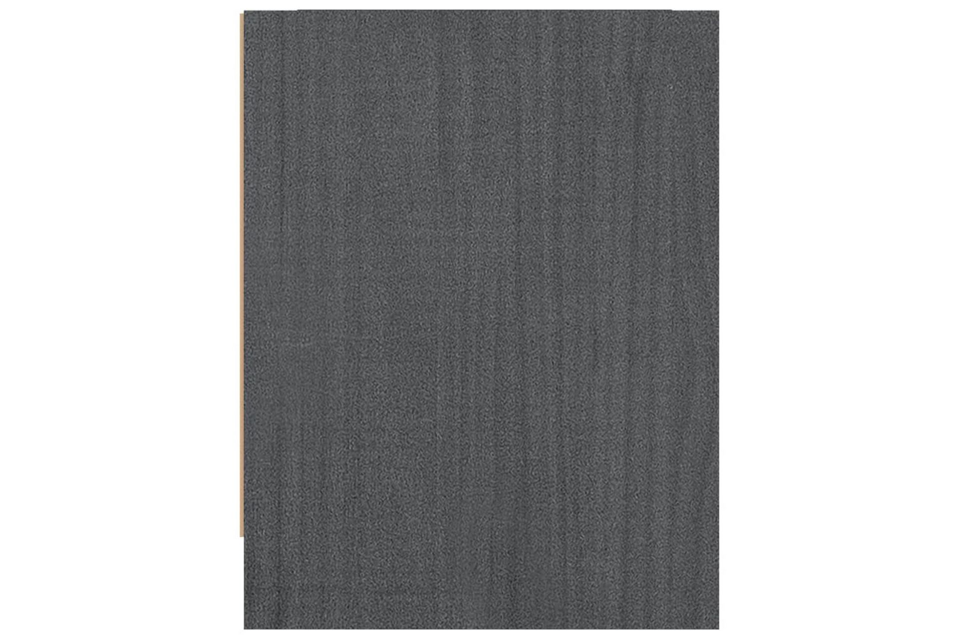 sengeskabe 2 stk. 40x30,5x40 cm massivt fyrretræ grå - Grå - Møbler - Borde - Aflastningsbord - Sengebord