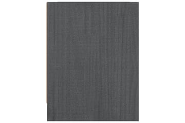 sengeskabe 2 stk. 40x30,5x40 cm massivt fyrretræ grå - Grå - Møbler - Borde - Aflastningsbord - Sengebord