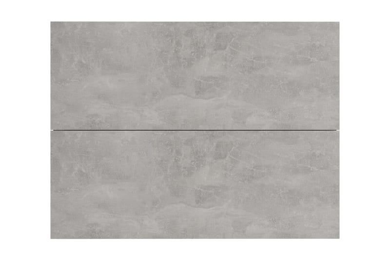 Sengeskabe 2 stk. 40x30x30 cm Spånplade Betongrå - Grå - Møbler - Borde - Aflastningsbord - Sengebord