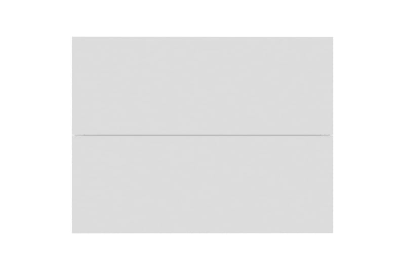 Sengeskabe 2 stk. 40x30x30 cm Spånplade Hvid - Hvid - Møbler - Borde - Aflastningsbord - Sengebord
