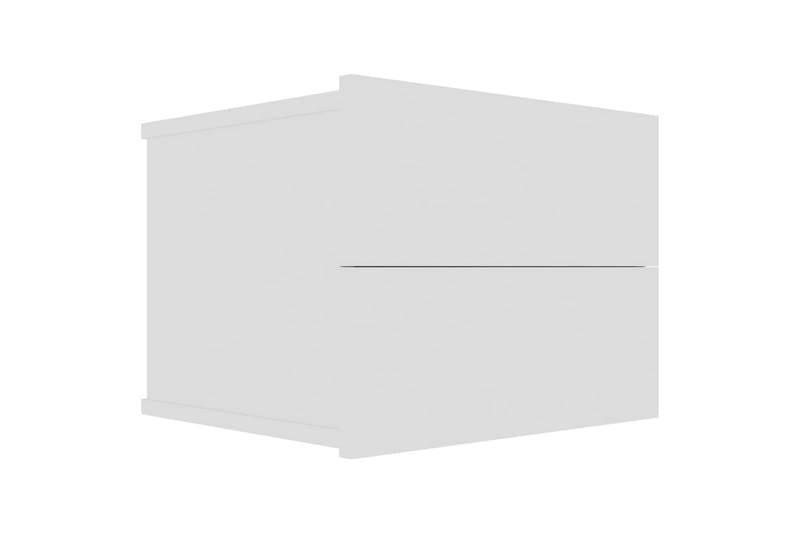 Sengeskabe 2 stk. 40x30x30 cm Spånplade Hvid - Hvid - Møbler - Borde - Aflastningsbord - Sengebord