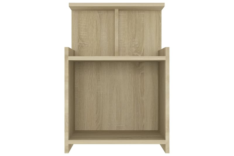 sengeskabe 2 stk. 40x35x60 cm spånplade sonoma-eg - Brun - Sengebord