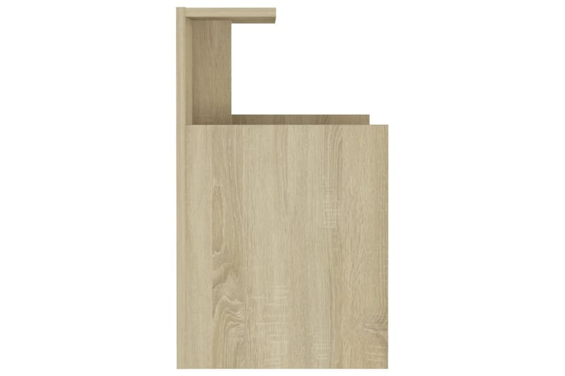 sengeskabe 2 stk. 40x35x60 cm spånplade sonoma-eg - Brun - Møbler - Borde - Aflastningsbord - Sengebord