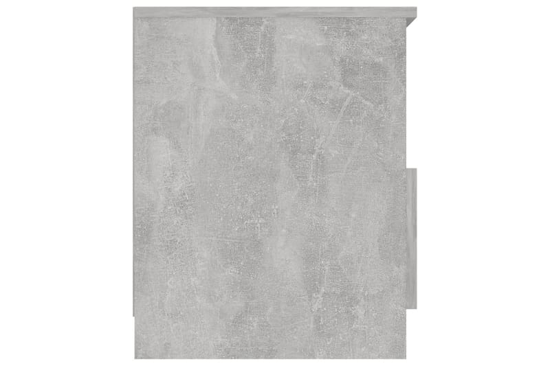 sengeskabe 2 stk. 40x40x50 cm spånplade betongrå - Grå - Sengebord