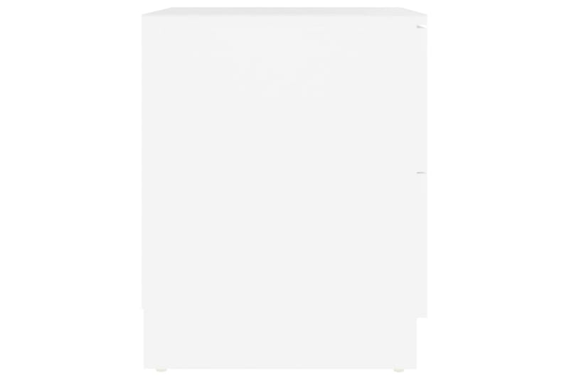 sengeskabe 2 stk. 40x40x50 cm spånplade hvid - Hvid - Sengebord