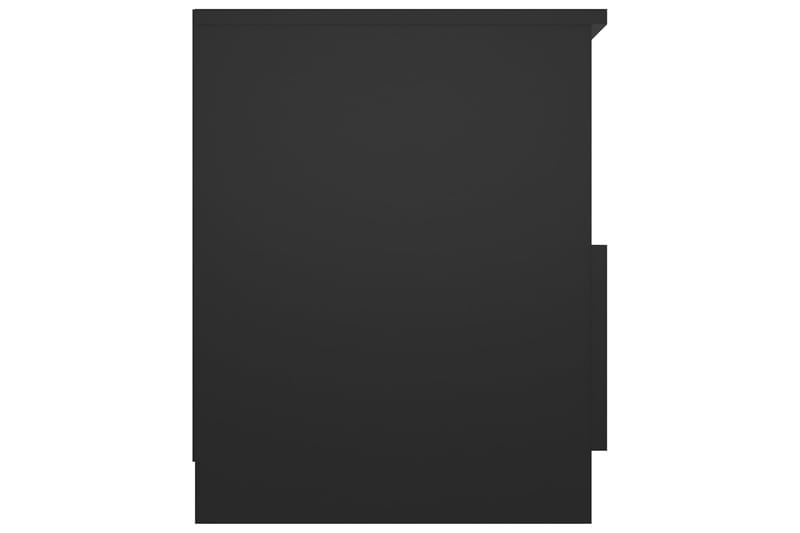 sengeskabe 2 stk. 40x40x50 cm spånplade sort - Sort - Møbler - Borde - Aflastningsbord - Sengebord