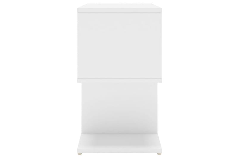 sengeskabe 2 stk. 50x30x51,5 cm spånplade hvid - Hvid - Sengebord