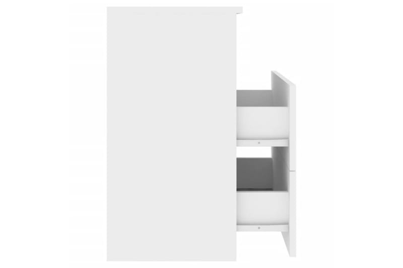 sengeskabe 2 stk. 50x32x60 cm hvid - Hvid - Sengebord