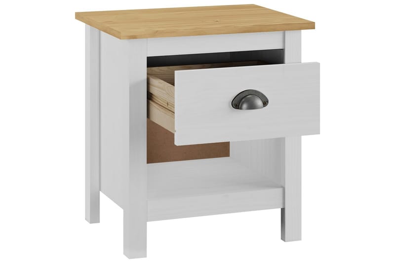 Sengeskabe 2 Stk. Hill Range 46X35X49,5 cm Massivt Fyrretræ - Møbler - Borde - Aflastningsbord - Sengebord