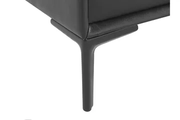 Sezanne Sengebord 44 cm - Kunstlæder/Sort - Møbler - Borde - Aflastningsbord - Sengebord