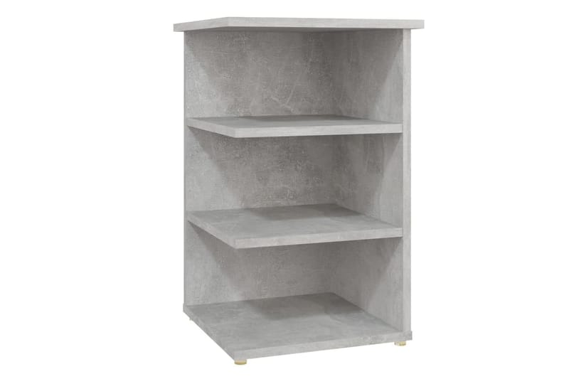 sideskab 35x35x55 cm spånplade betongrå - Grå - Møbler - Borde - Aflastningsbord - Sengebord