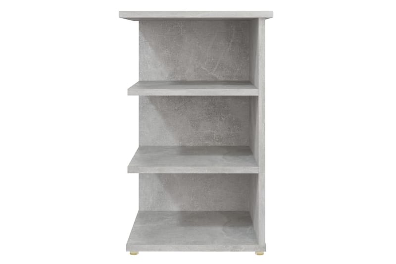 sideskab 35x35x55 cm spånplade betongrå - Grå - Møbler - Borde - Aflastningsbord - Sengebord