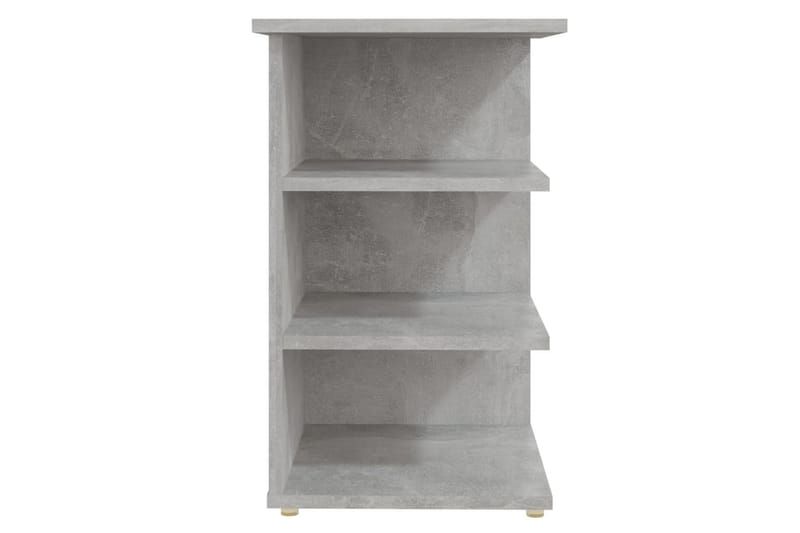 sideskab 35x35x55 cm spånplade betongrå - Grå - Møbler - Borde - Aflastningsbord - Sengebord