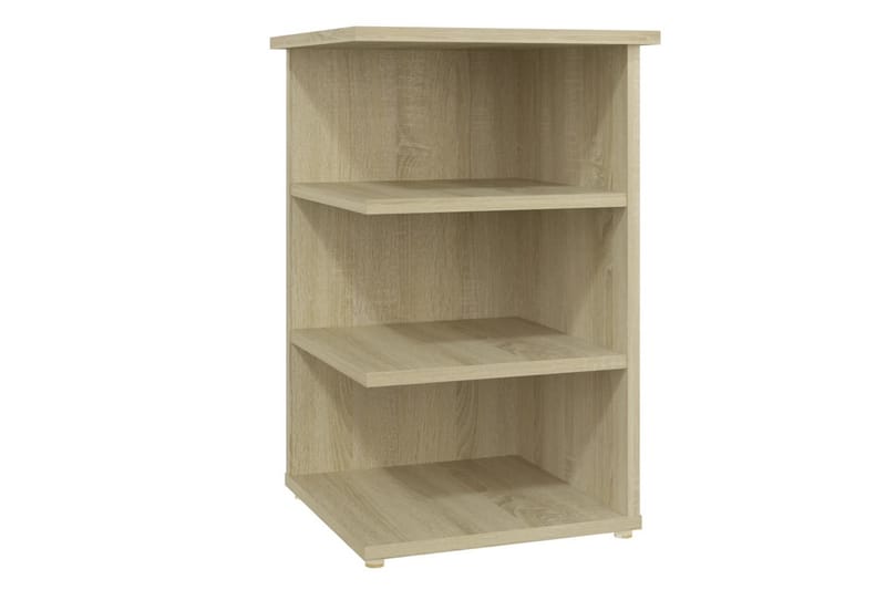 sideskab 35x35x55 cm spånplade sonoma-eg - Brun - Møbler - Borde - Aflastningsbord - Sengebord