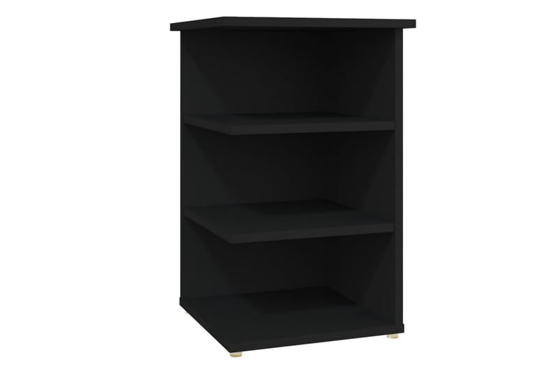 sideskab 35x35x55 cm spånplade sort - Sort - Møbler - Borde - Aflastningsbord - Sengebord