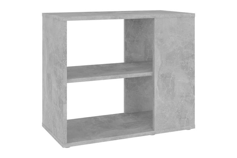 sideskab 60x30x50 cm spånplade betongrå - Grå - Møbler - Borde - Aflastningsbord - Sengebord