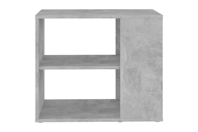 sideskab 60x30x50 cm spånplade betongrå - Grå - Møbler - Borde - Aflastningsbord - Sengebord