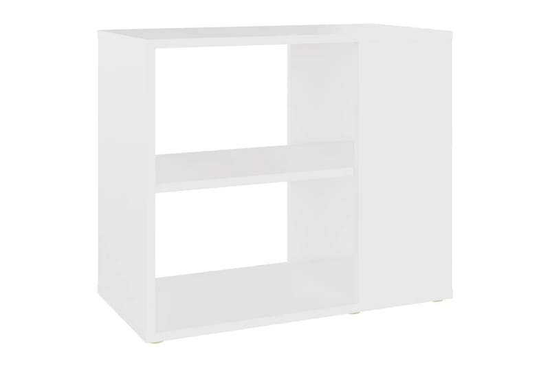 sideskab 60x30x50 cm spånplade hvid - Hvid - Sengebord